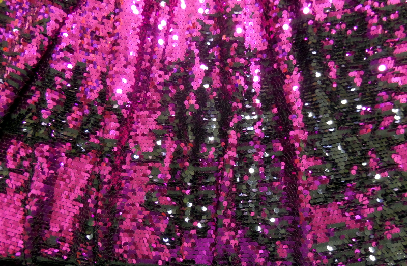 10. Fuchsia-Black Two Tone Sequins