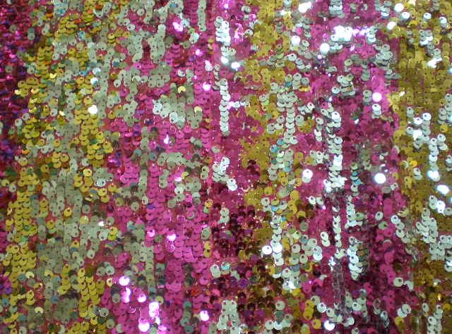 11.Fuchsia-Gold-Silver Gypsy Sequins