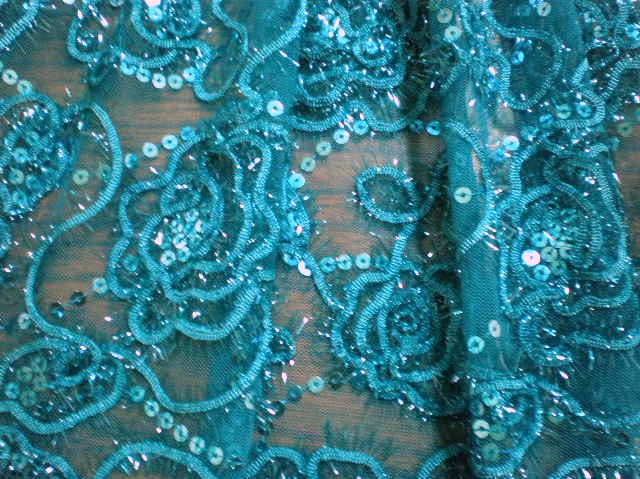13.Teal Novelty Sequins