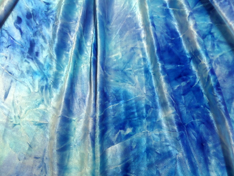 7.Royal-Blue Tye-Dye Velvet#3