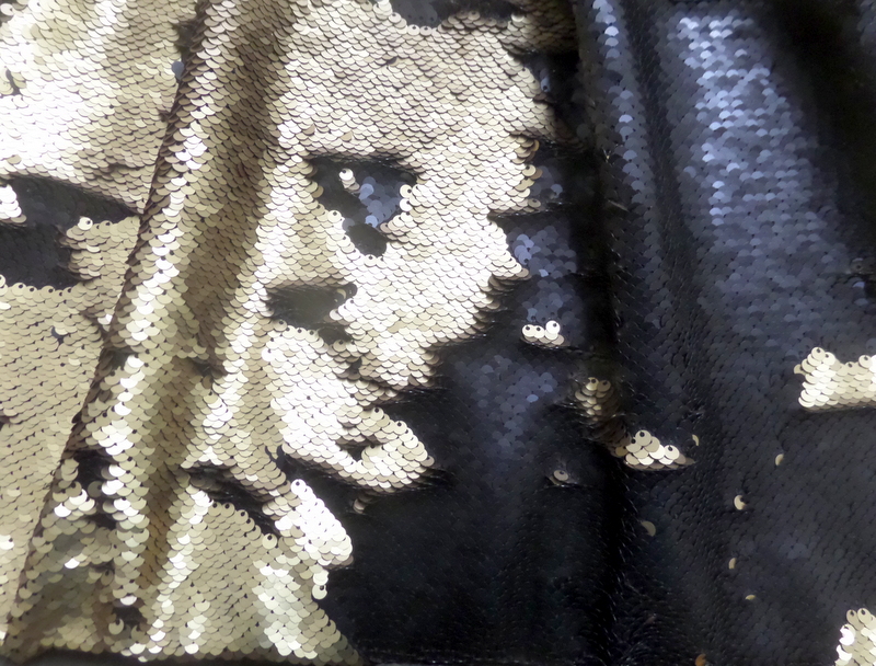 39.Gold-Black Flip Sequins#2
