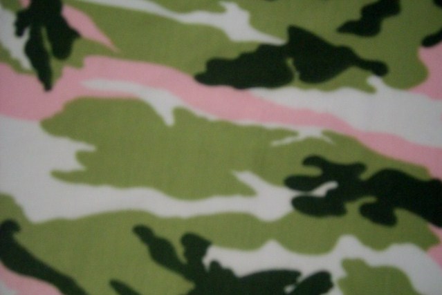 5. Green-Pink-Olive Camouflage