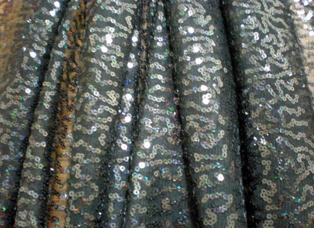 6.Black Random Sequins
