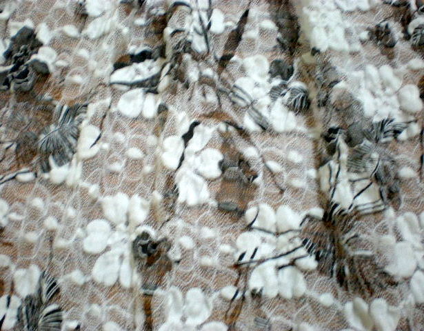 5.White-Black Tie Dye Lace