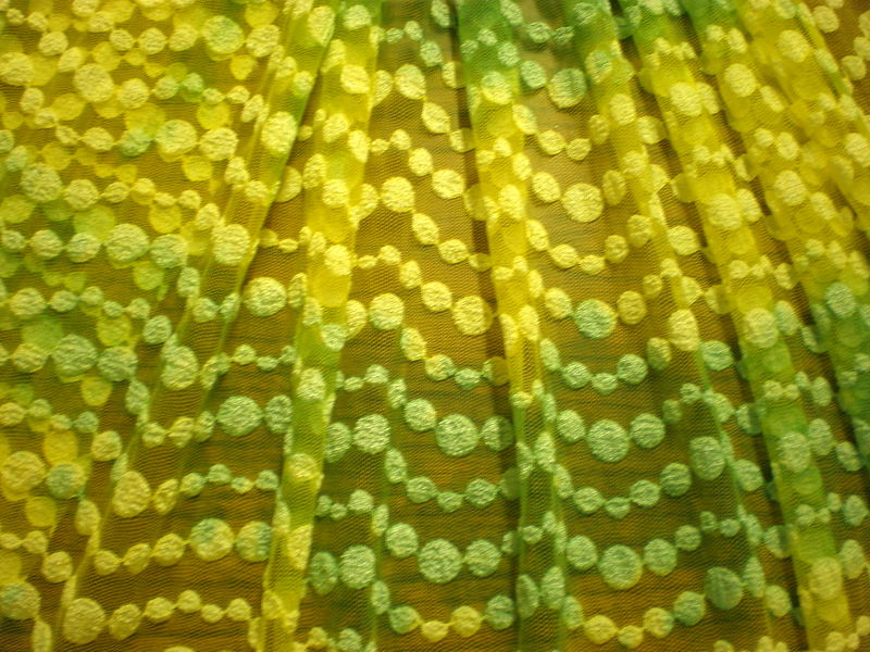 1.Yellow-Green Tiedye Lace#2