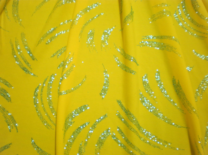 2.Yellow Novelty Glitter #2