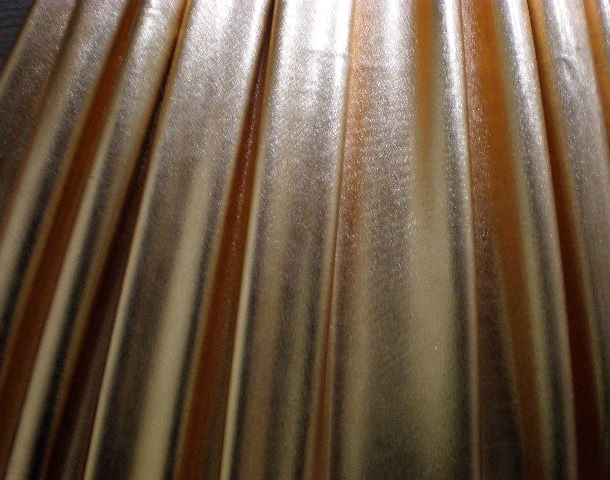 14.Copper Metal Lame 2Way Stretch