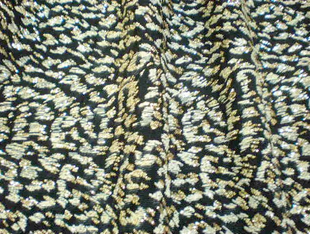 1.Gold Leopard On Black Slinky