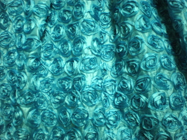 5. Turquoise Small Ribbon Flower