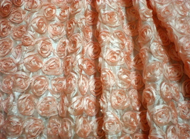 11. Peach Small Ribbon Flower