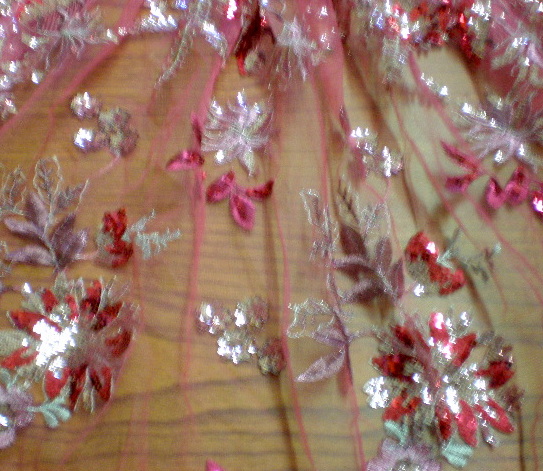 7.Fuchsia Flower Sequins #1