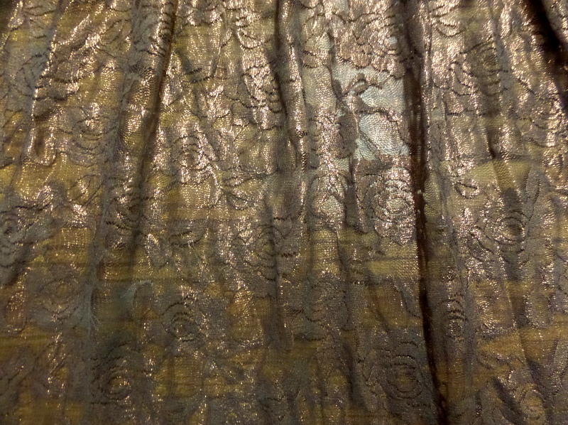 4.Brown Metallic Lace #2