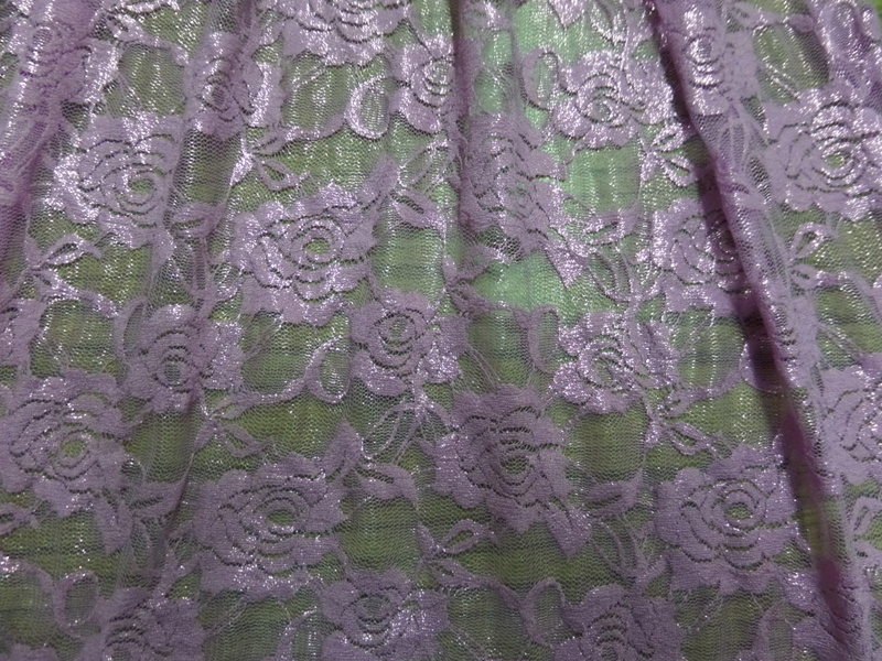 7.Fuchsia Metallic Lace #2
