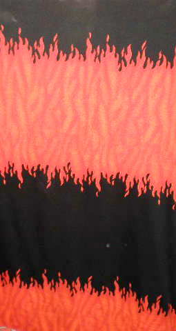 6.Black-Red Flame Prints
